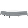 Cama tipo Box Spring Otro Gris claro 180 x 200 cm tela 2