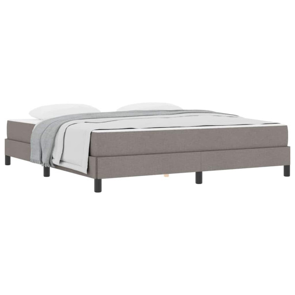 Cama Box Outros Cinzento-acastanhado 180 x 200 cm tecido M 3