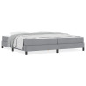 Cama tipo Box Spring Otro Gris claro 200 x 200 cm tela 4