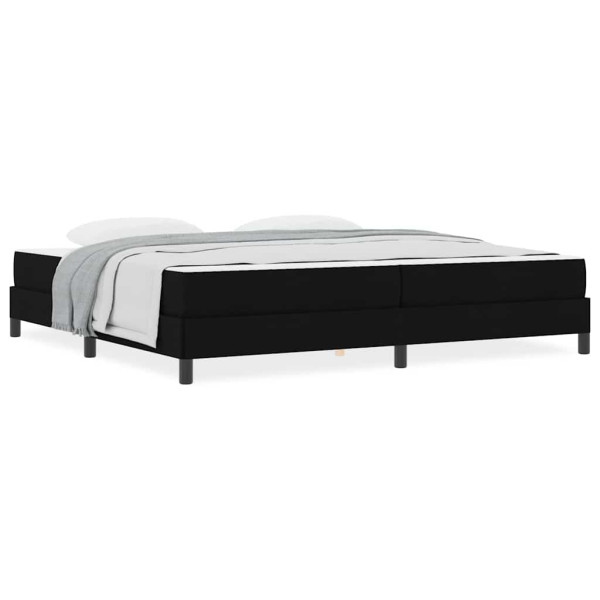 Cama tipo Box Spring Otro Negro 200 x 200 cm tela M 4