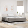 Cama Box Outros Cinzento-acastanhado 200 x 200 cm tecido 1