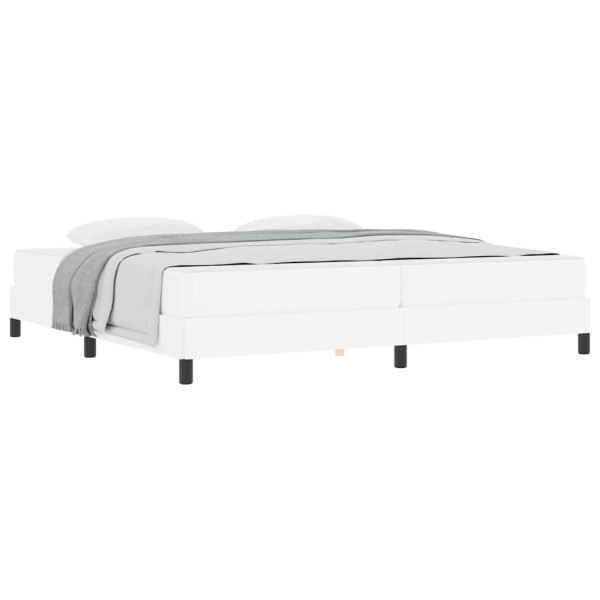 Cama Otro Blanco puro 200 x 200 cm Cuero sintético M 3