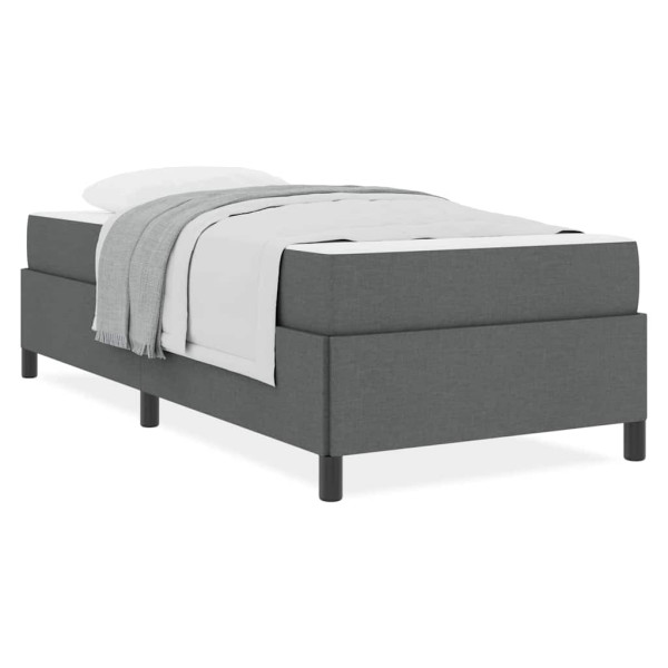 Cama Box Cinza escuro. Preto 90 x 190 cm M 4