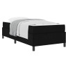 Cama tipo Box Spring Negro 90 x 200 cm 3