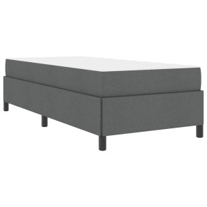 Cama Box Cinza escuro. Preto 100 x 200 cm H
