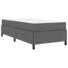 Cama tipo Box Spring Gris oscuro. Negro 100 x 200 cm 2