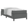 Cama tipo Box Spring Gris oscuro. Negro 100 x 200 cm 3