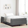 Cama Box Cinza escuro. Preto 120 x 190 cm 1