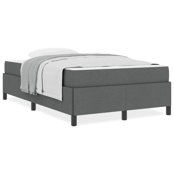Cama tipo Box Spring Gris oscuro. Negro 120 x 190 cm M 4