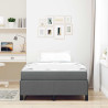Cama Box Cinza escuro. Preto 120 x 190 cm 5