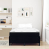 Cama tipo Box Spring Negro 120 x 190 cm 5
