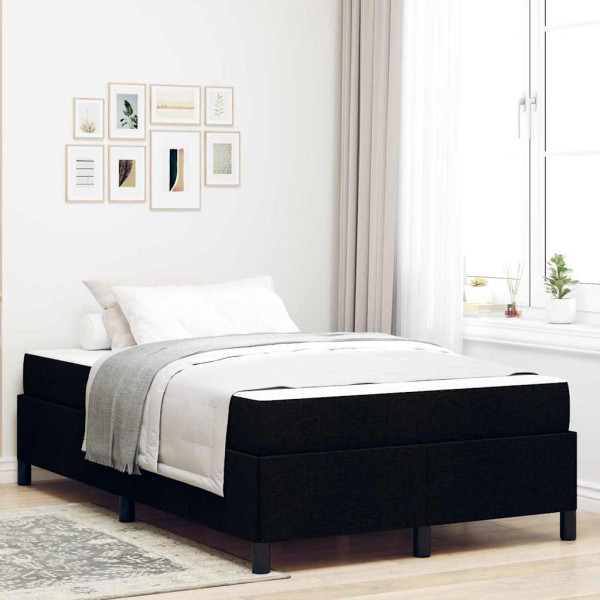 Cama tipo Box Spring Negro 120 x 200 cm D