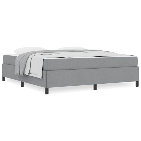Cama tipo Box Spring Gris claro. Negro 180 x 200 cm M 4
