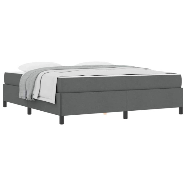 Cama Box Cinza escuro. Preto 180 x 200 cm M 3