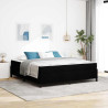 Cama tipo Box Spring Negro 180 x 200 cm 1