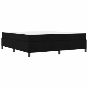 Cama tipo Box Spring Negro 180 x 200 cm H