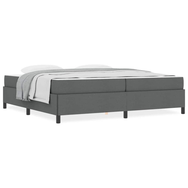 Cama tipo Box Spring Gris oscuro. Negro 200 x 200 cm M 4
