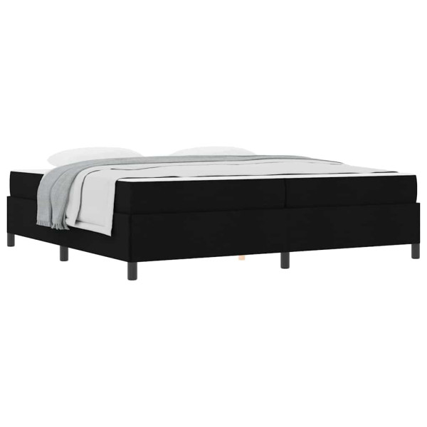 Cama tipo Box Spring Negro 200 x 200 cm M 3