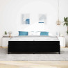 Cama tipo Box Spring Negro 200 x 200 cm 5