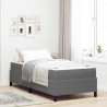 Estructura de cama Otro Gris claro 90 x 190 cm Telas de pana 1