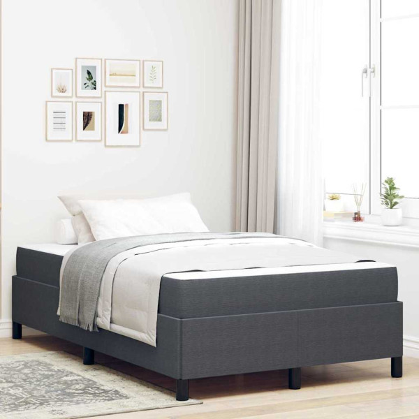 Estructura de cama Otro Gris oscuro 120 x 200 cm Telas de pana D