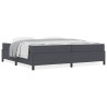 Estructura de cama Otro Gris oscuro 100 x 200 cm Telas de pana 4