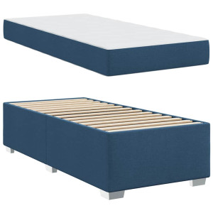 Estrutura da Cama Outros Azul 80 x 200 cm tecido H