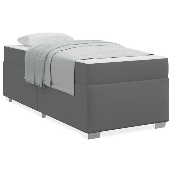 Estructura de cama Otro Gris oscuro 90 x 190 cm tela M 4