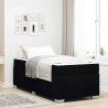 Estructura de cama Otro Negro 90 x 190 cm tela 1