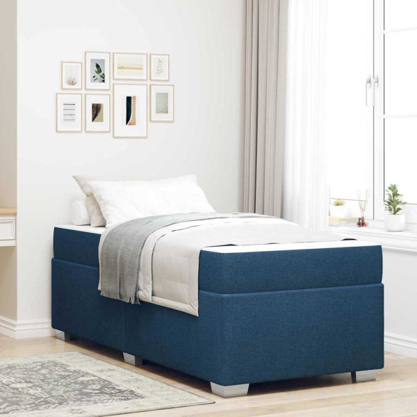 Estructura de cama Otro Azul 90 x 190 cm tela D