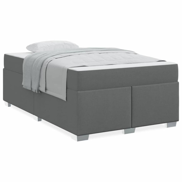 Estructura de cama Otro Gris oscuro 120 x 190 cm tela M 4