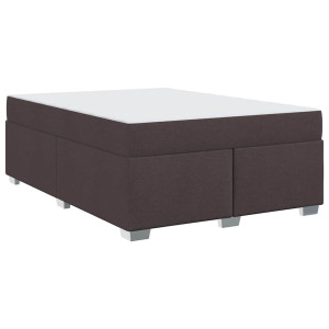 Estrutura da Cama Outros Castanho escuro 160 x 200 cm tecido H