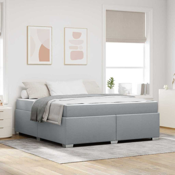 Estructura de cama Otro Gris claro 180 x 200 cm tela D
