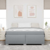 Estrutura da Cama Outros Cinzento-claro 180 x 200 cm tecido 5