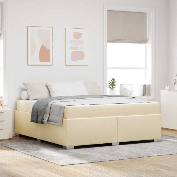 Estructura de cama Otro Crema 180 x 200 cm tela D