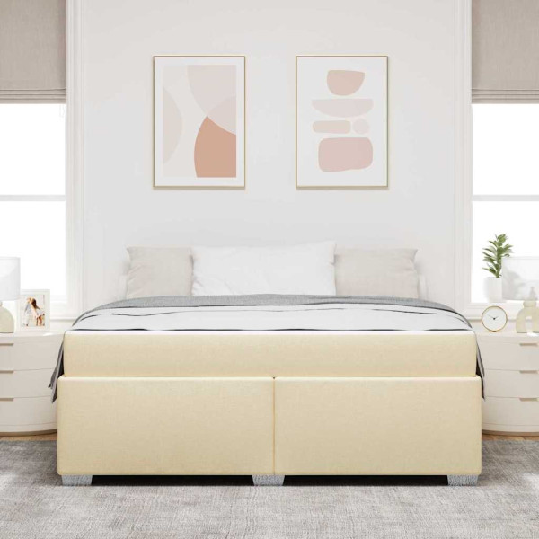 Estrutura da Cama Outros Creme 180 x 200 cm tecido M 5