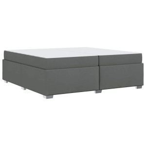 Estructura de cama Otro Gris oscuro 200 x 200 cm tela H
