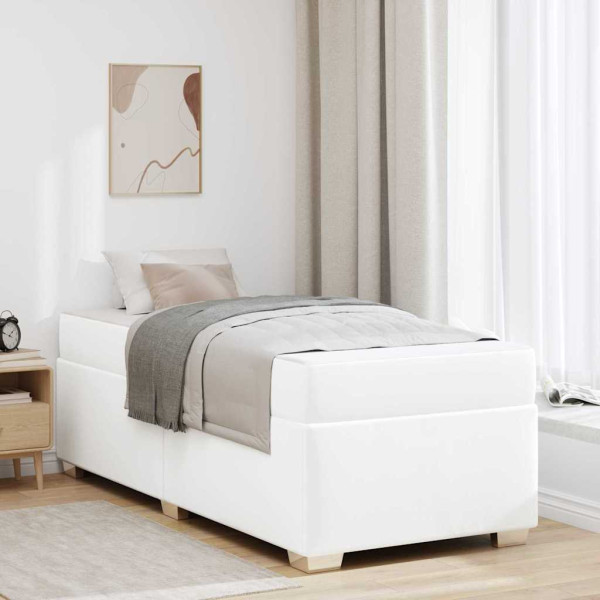 Estructura de cama Otro Blanco 80 x 200 cm Cuero sintético D