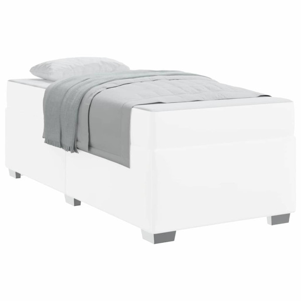 Estrutura da Cama Outros Branco 90 x 200 cm Couro sintético M 3