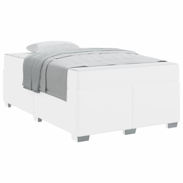 Estructura de cama Otro Blanco 120 x 190 cm Cuero sintético M 3