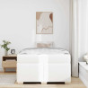 Estructura de cama Otro Blanco 120 x 200 cm Cuero sintético 5