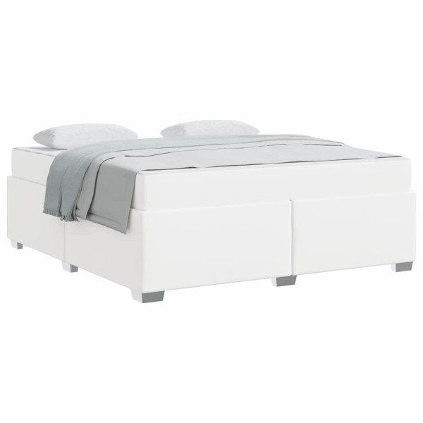 Estrutura da Cama Outros Branco 180 x 200 cm Couro sintético M 3