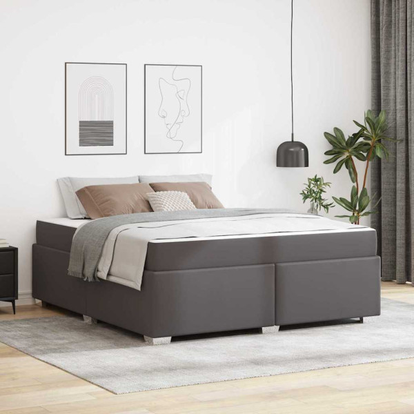 Estructura de cama Otro Gris 180 x 200 cm Cuero sintético D