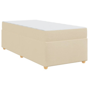Estructura de cama Otro Crema 90 x 190 cm tela H