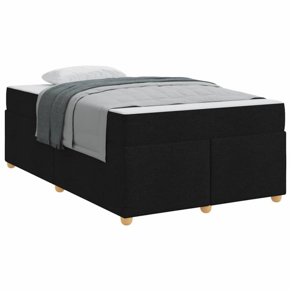 Estrutura de cama com colchão Outros Preto 120 x 190 cm tecido M 3