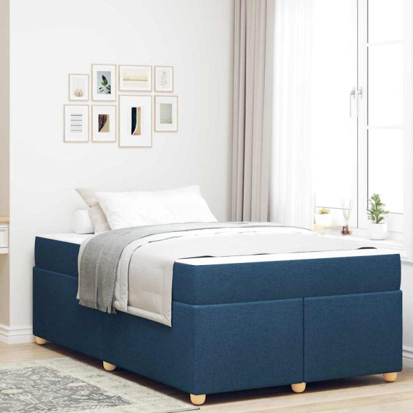 Estructura de cama con colchón Otro Azul 120 x 190 cm tela D