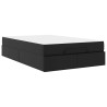 Estrutura de cama com colchão Outros Preto 120 x 190 cm 2