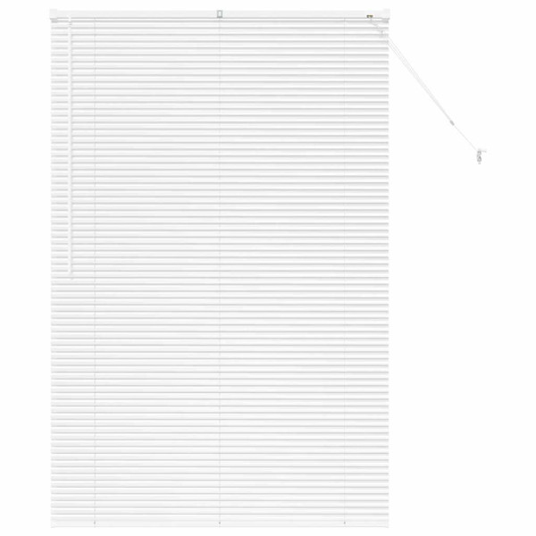 Persiana para Ventana con cortinas Otro Manual Blanco 120 x 175 cm Aluminio M 2