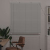 Persiana de Janela com cortinas Outros Manual Branco 80 x 130 cm Alumínio 3