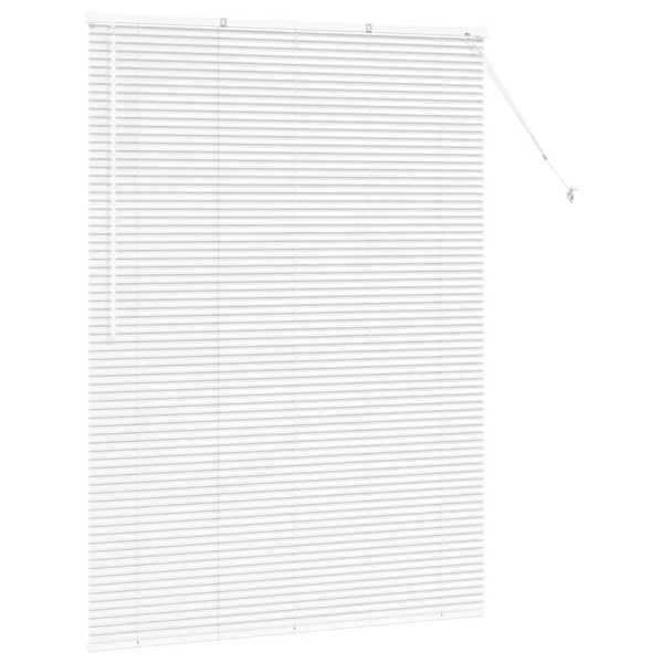 Persiana de Janela com cortinas Outros Manual Branco 80 x 130 cm Alumínio M 5